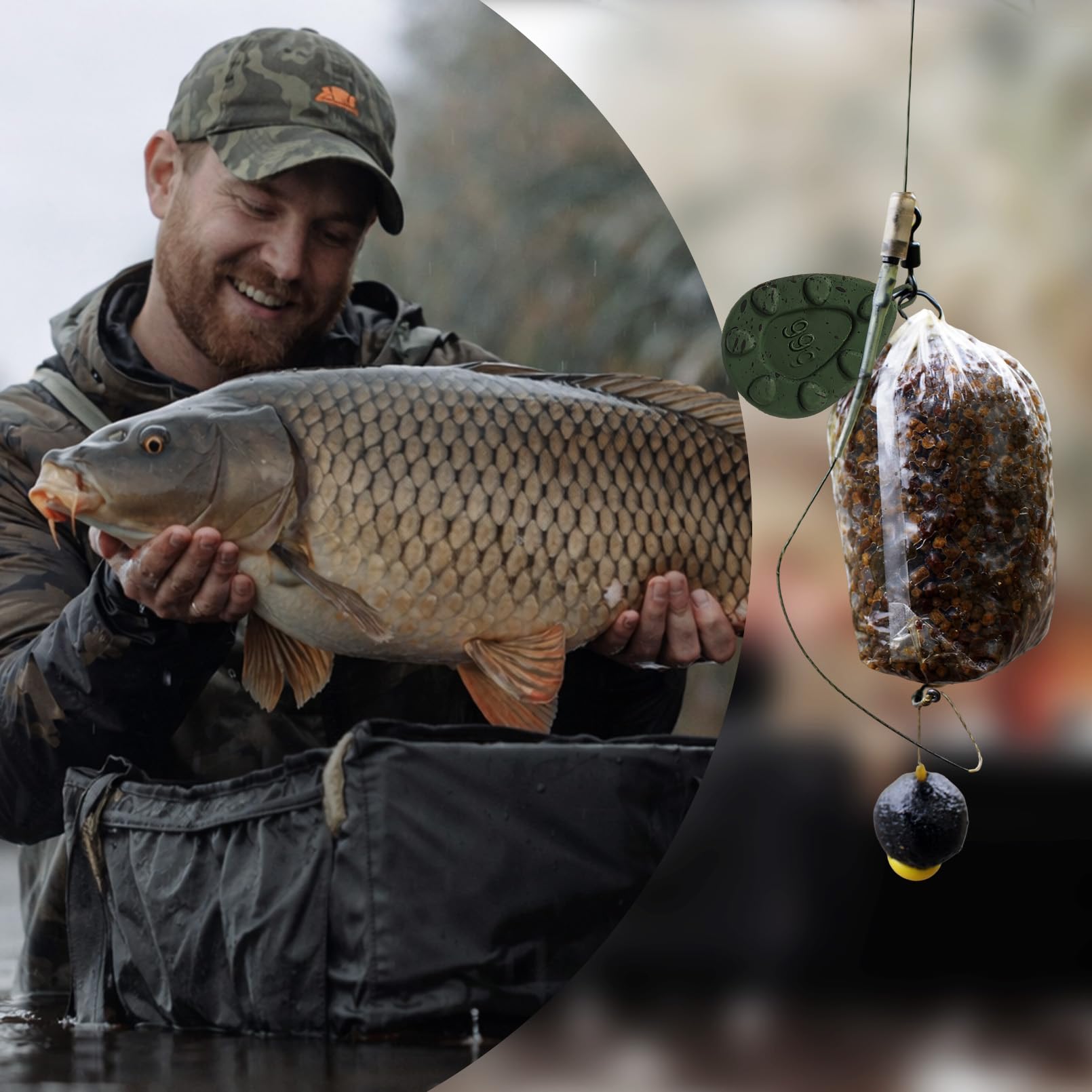 Plomo de pesca para carpas (43 g – 99 g) – Plomo de pesca con espiral, recubierto y mate, para lanzamientos anchos, antienredos, accesorios de pesca de carpa — view 6