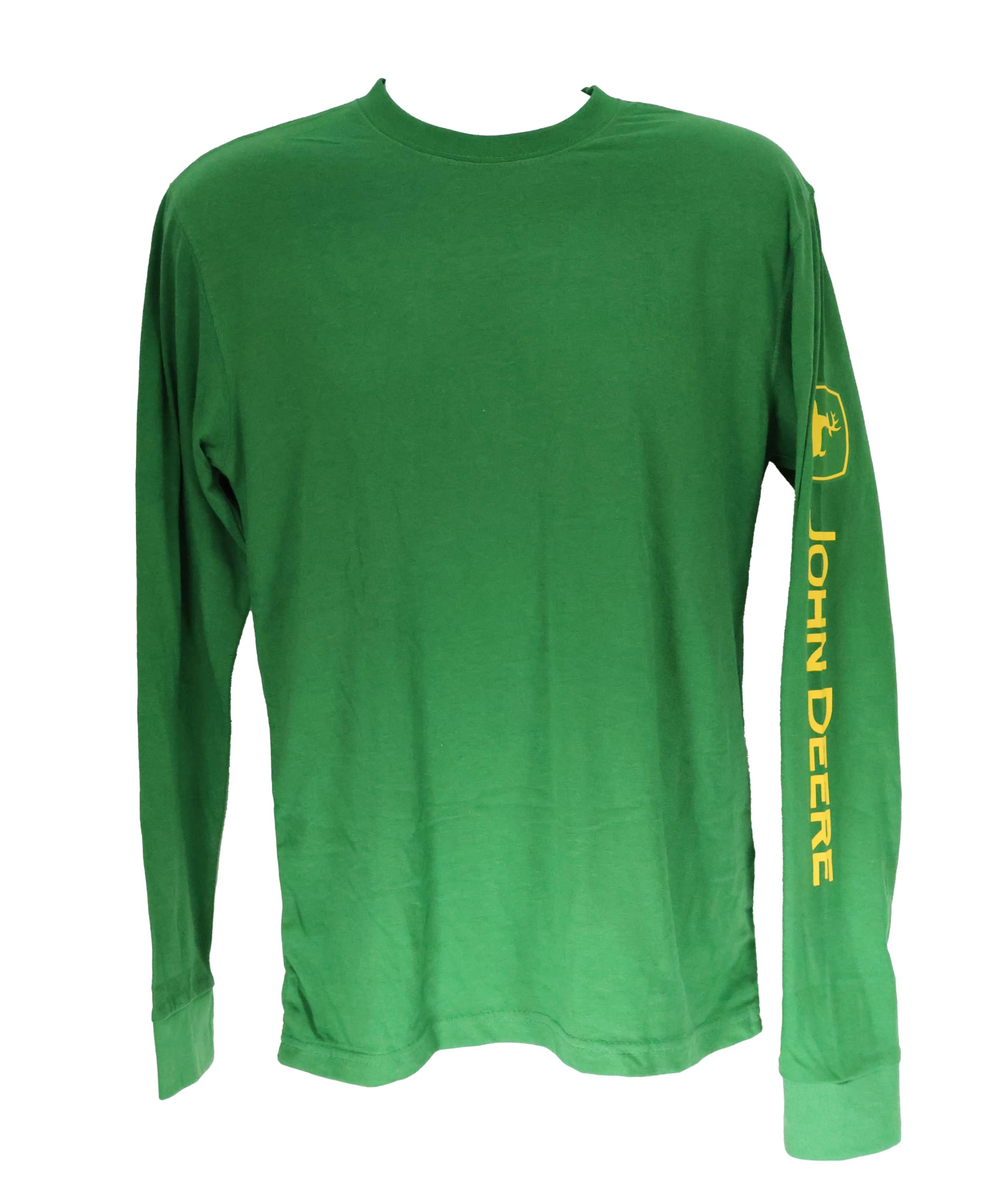 John Deere Solid Long Sleeve Tee with Logo on Sleeve