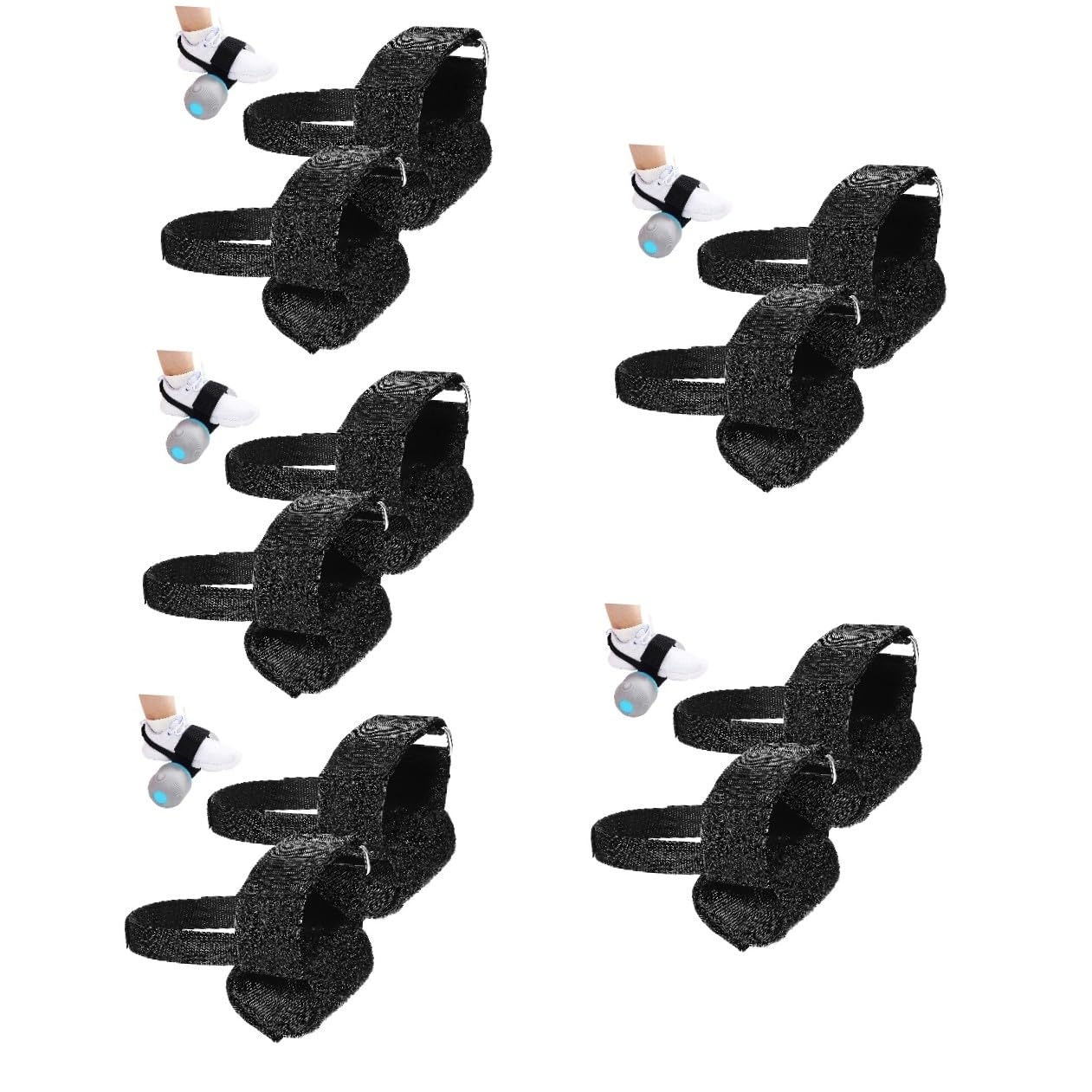 Toddmomy 1 Paire De Ceintures De Poids D'Haltères De Cheville Sangles De Gymnastique pour Pieds Sangle De Levage De Poids Équipement d'exercice De Levage De Jambes Sangles De Cheville