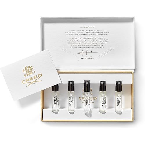 Creed Men's Inspiration Sample Set, Contains a Set of 5 Men's Fragrances, 1.7ML x 5