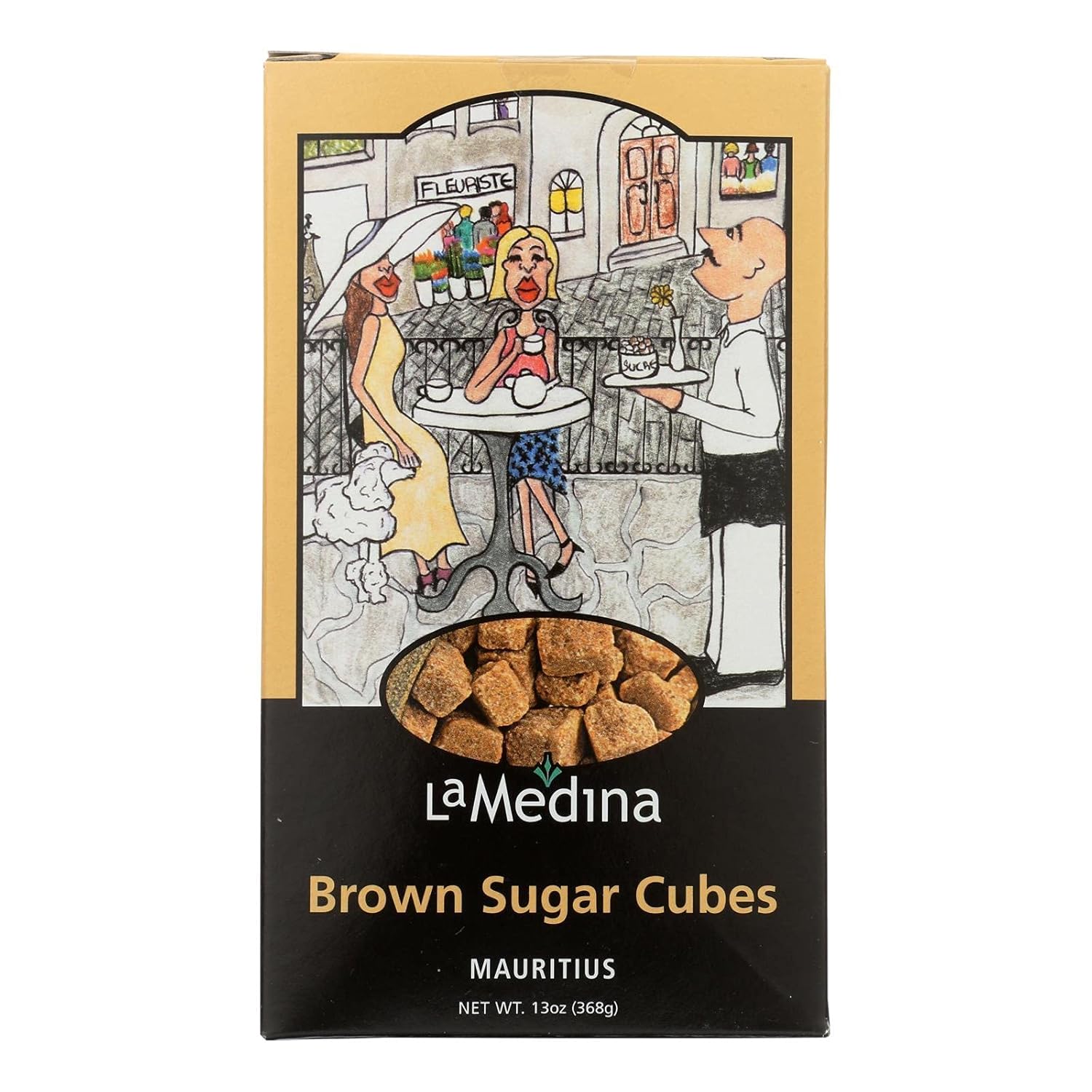 La Medina Brown Sugar Cubes, 13 Ounce - 12 per case.
