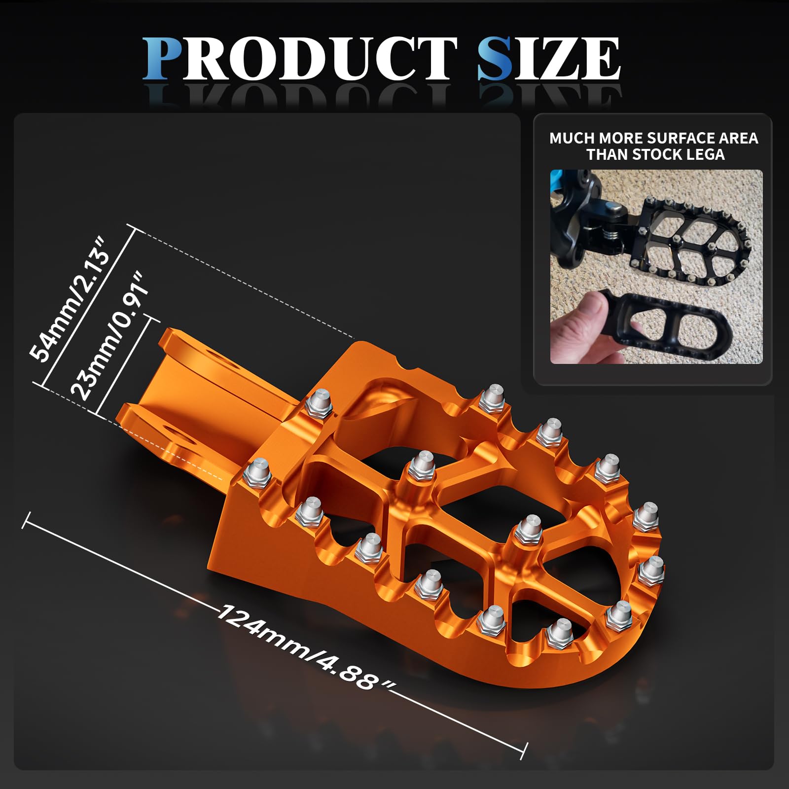 hi-yan⭐︎ Amazon.com: IUVWISN Electric Dirt Bike Wider Foot Pegs Footpegs