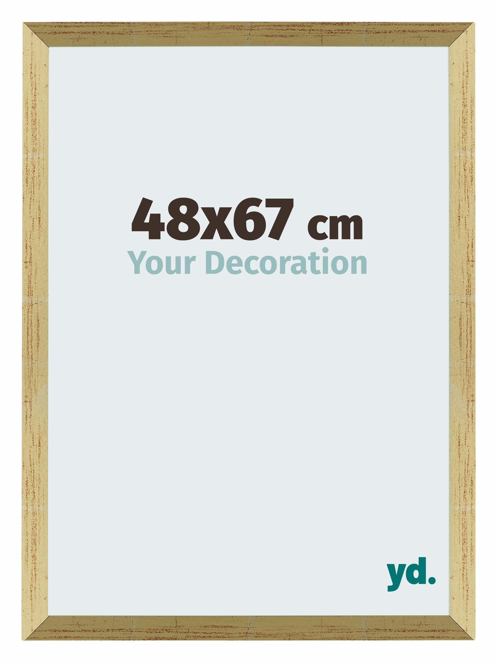 Your Decoration - Puzzle frame 48x67 - Gold Shiny - Puzzle frame 500-1000 Pieces - MDF Photoframe - Mura — image 1