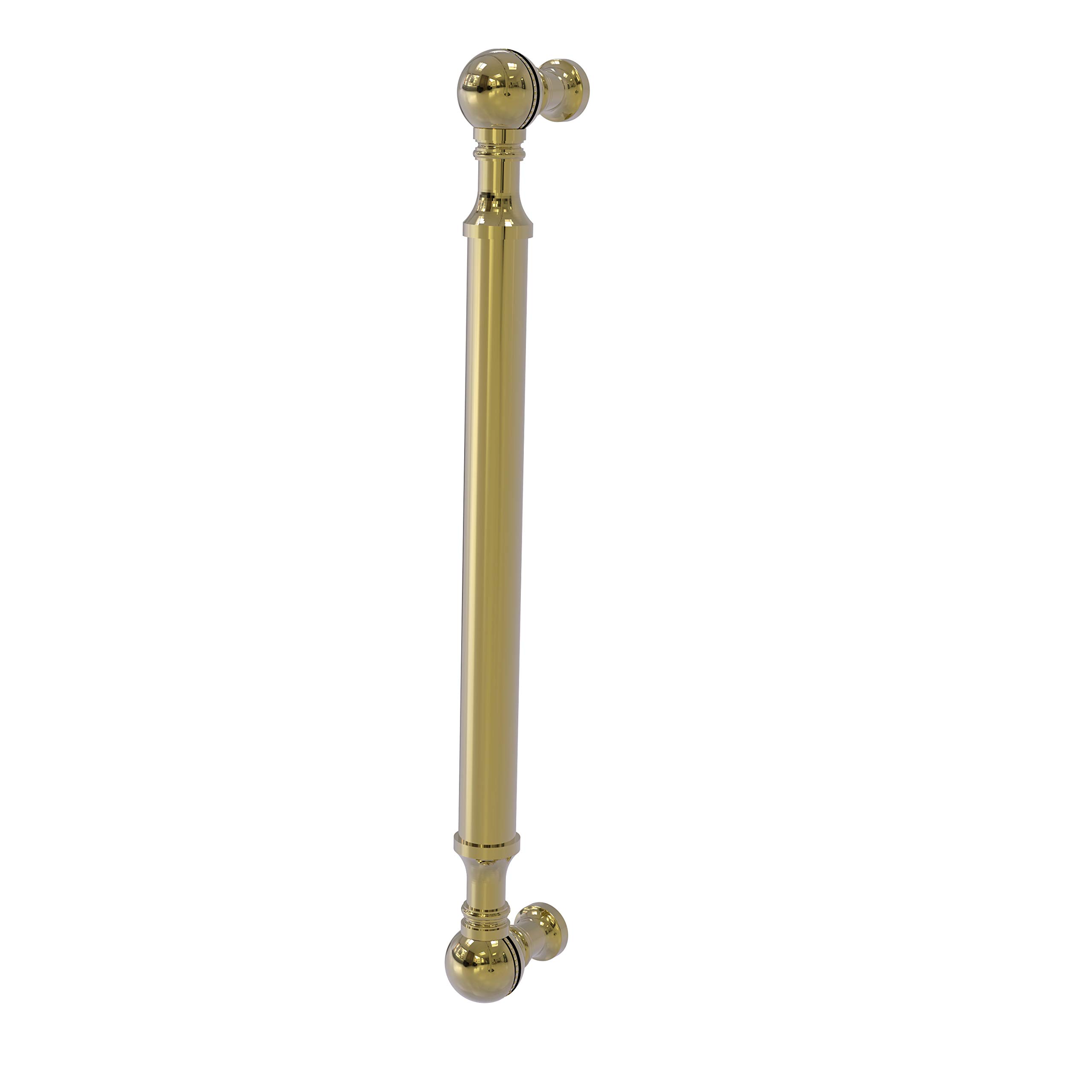 Allied BrassP-3/8 8 Inch Beaded Door Pull, Unlacquered Brass