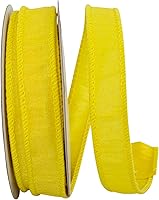 Vista 70 de Reliant Ribbon 92975W-056-10F Dupioni Supreme - Listón con borde de alambre, 4 pulgadas x 10 yardas, color menta