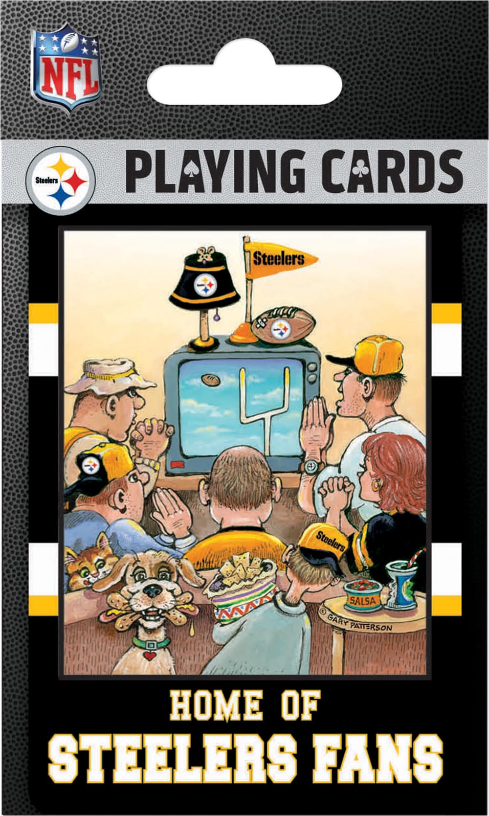 Masterpieces Pittsburgh Steelers Fan Deck Playing Cards - 54 Card Deck