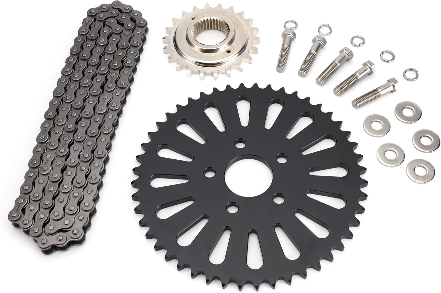 TIGERSGATE Belt to Chain Drive Transmission Sprocket