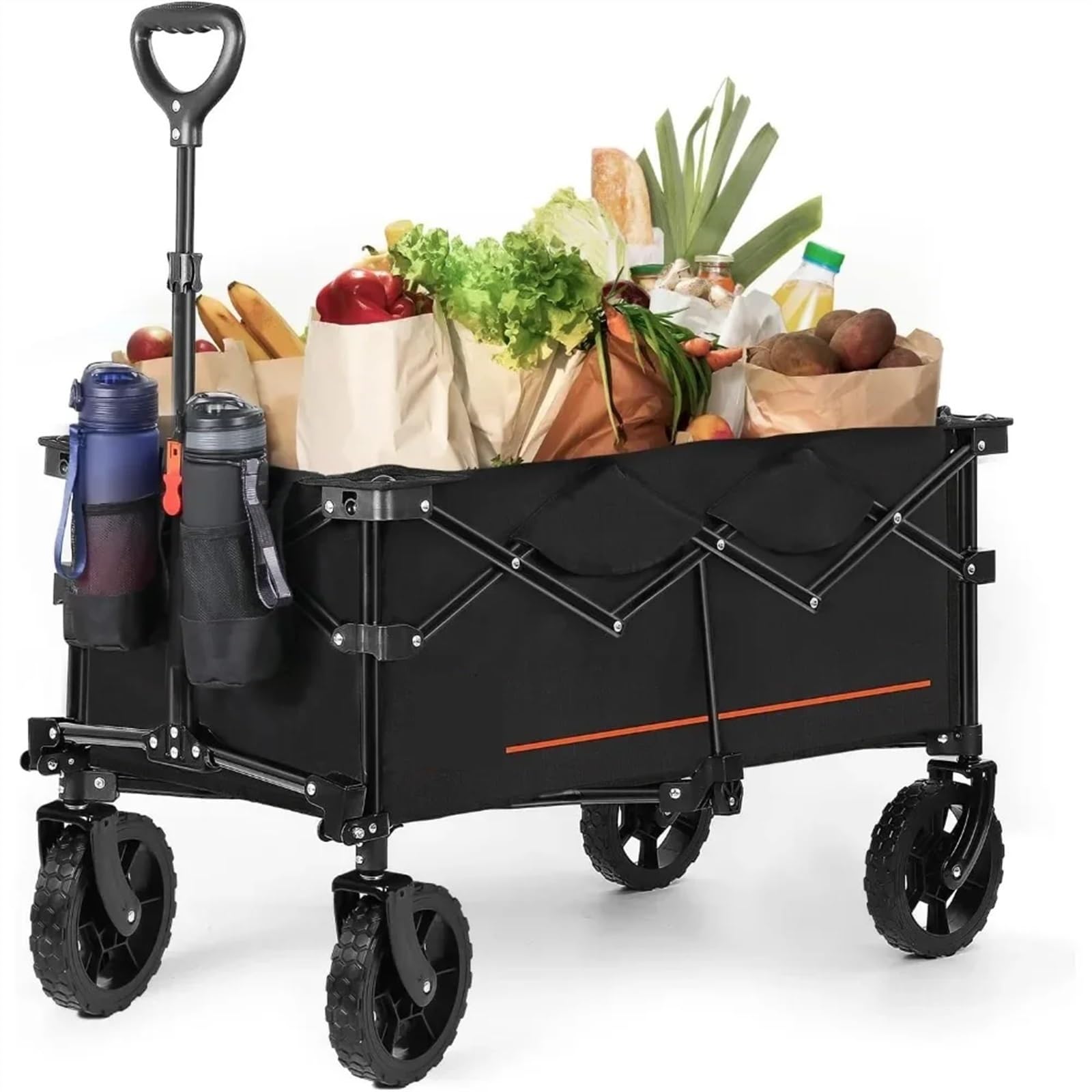 Chariot robuste pour le camping et le sport en plein air pliable