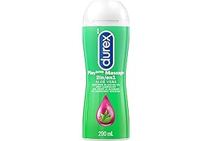 Durex 2-in-1 Massage Gel & Personal Lubricant: Aloe Vera Infused