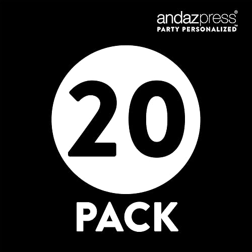 Miniatura 6 de Andaz Press Colección totalmente personalizada, kit de recuerdos de fiesta de bricolaje, paquete de 20, texto o logotipo personalizado