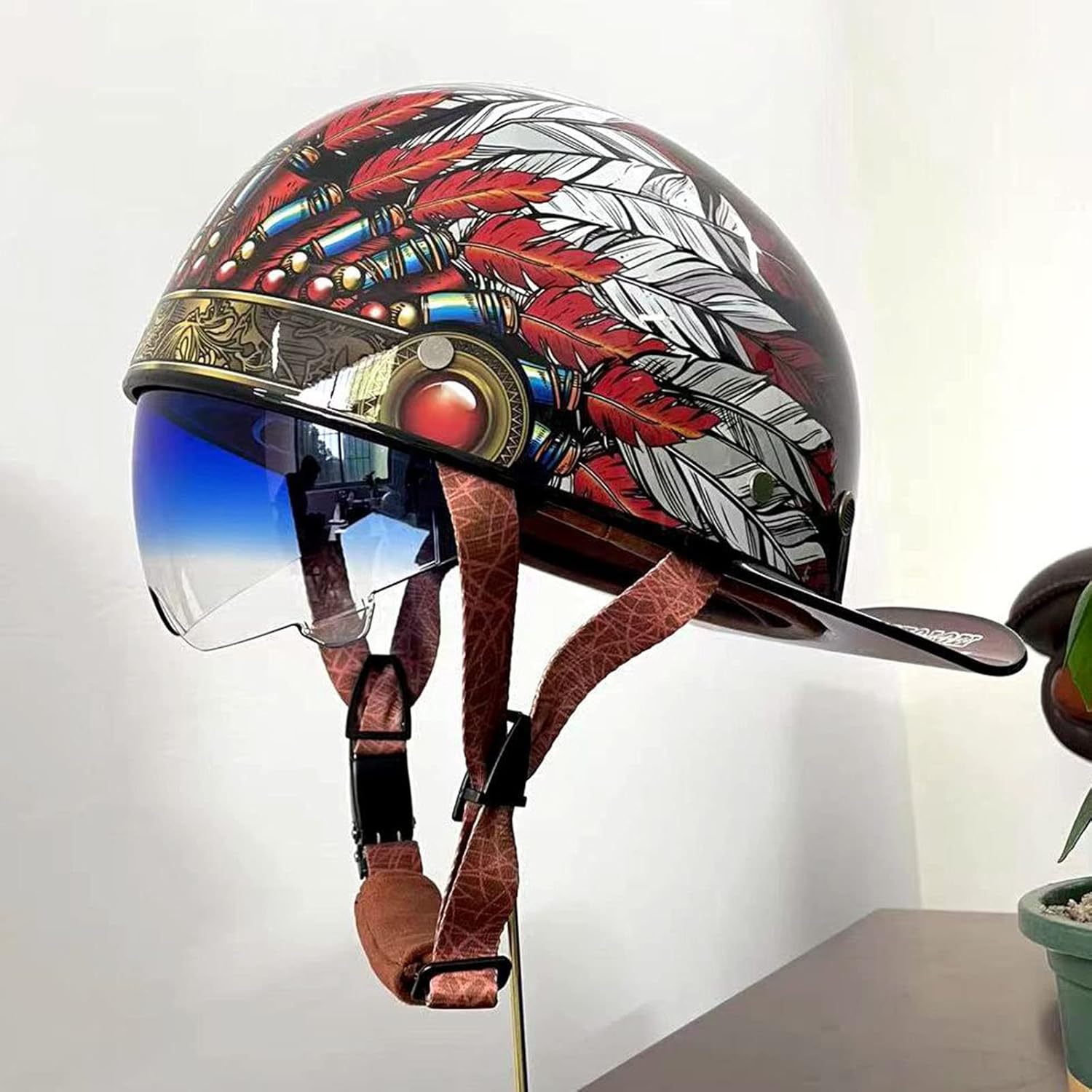 Baseball Motorcycle Helmet Half Cap for Bike Cruiser Chopper Moped Scooter- DOT Approved Baseball Motorcycle Helmet Half Cap for Bike Cruiser Chopper Moped Scooter- DOT Approved