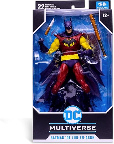 Miniatura 8 de McFarlane Toys, DC Multiverse Batman of Zur-En-Arrh - Figura de acción de 7 pulgadas con 22 partes móviles, figura coleccionable de DC Batman con