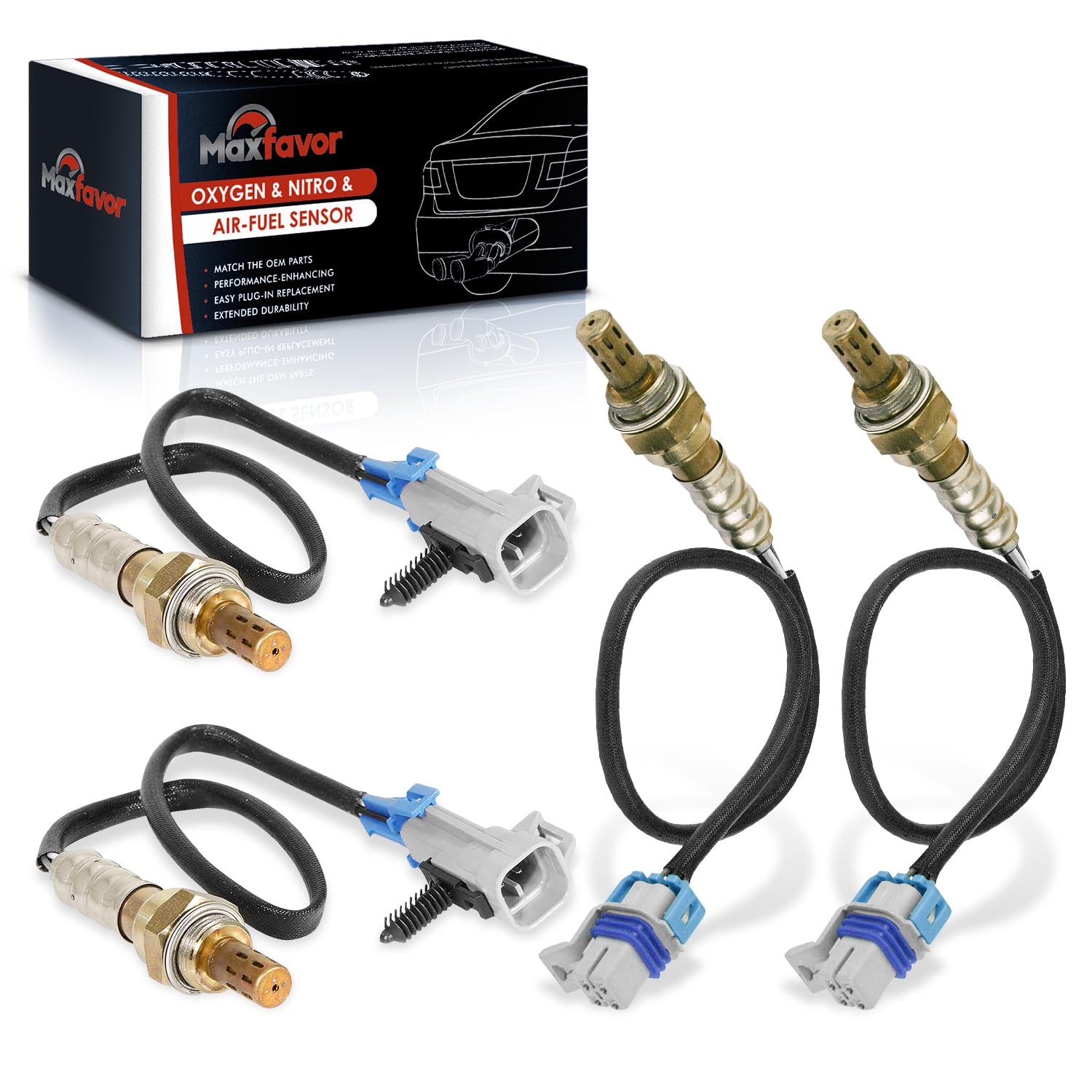 Maxfavor Upstream Downstream O2 Oxygen Sensor Replacement for Chevy GMC