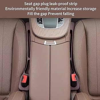Autofit Car Seat Gap Filler, 2PCS Leather Seat Gap Filler Organizer, Car Gap Filler