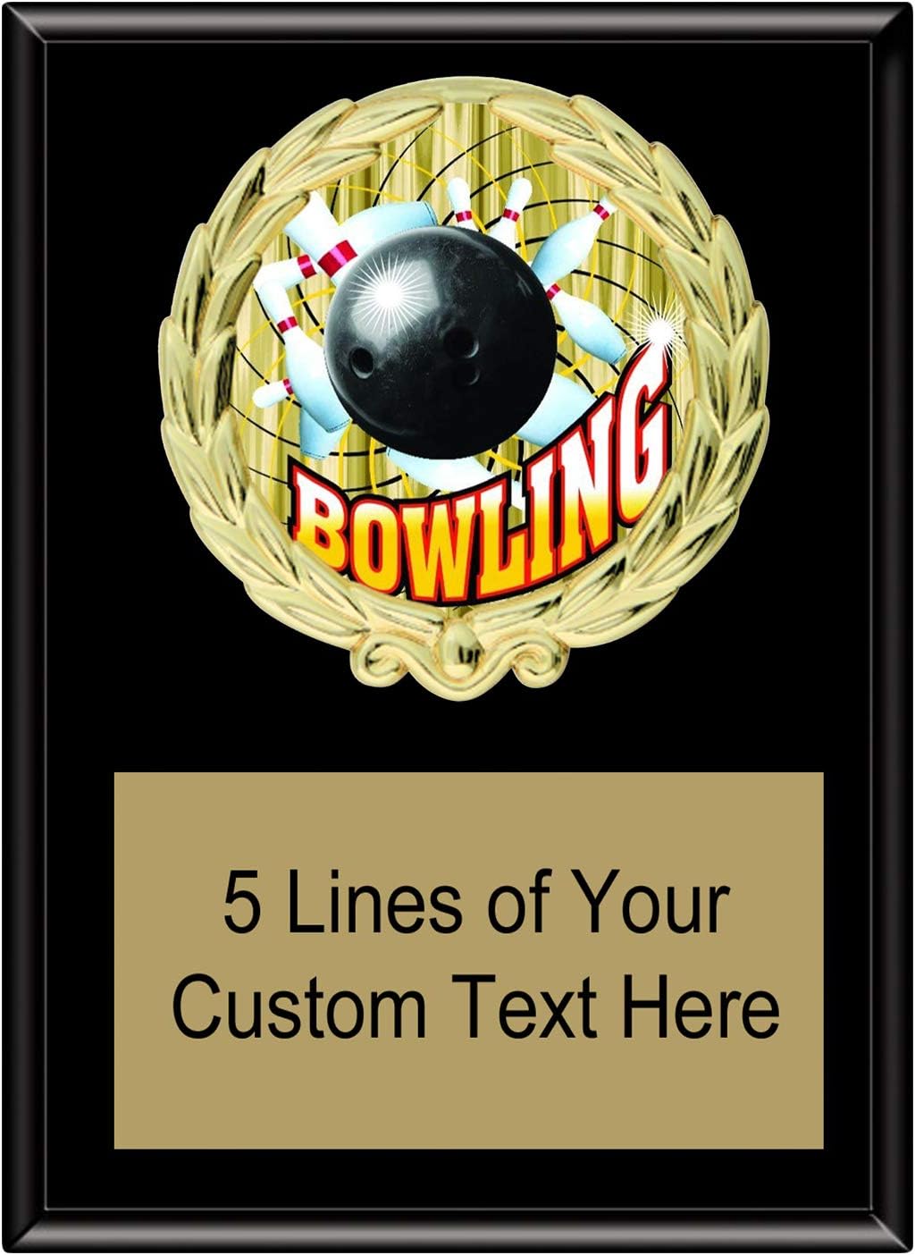 Express Medals Various Styles of Personalized Bowling Award Plaques Trophy Prize Gift