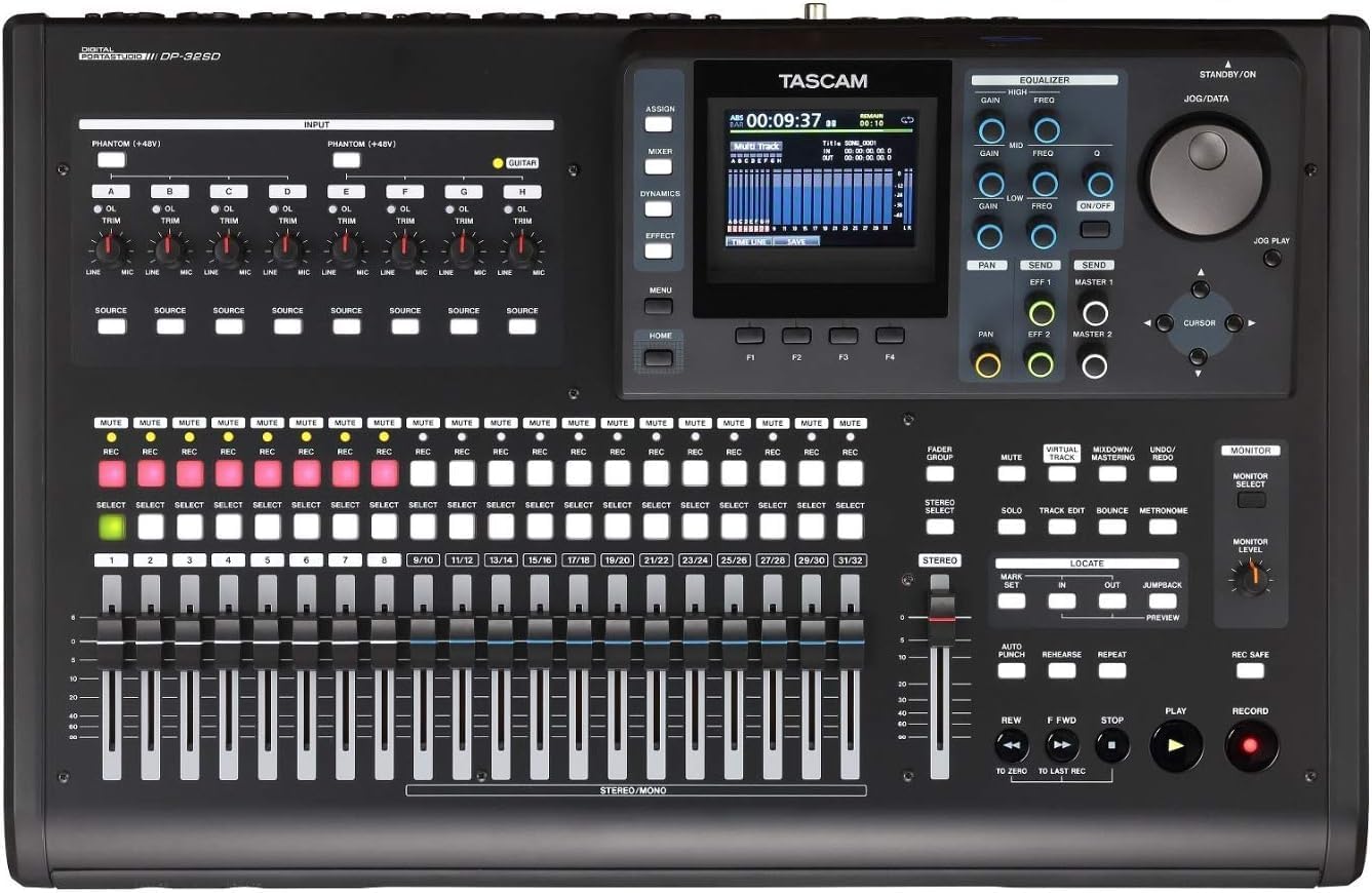 Tascam DP-32SD 32トラック デジタル ポータスタジオ マルチトラック