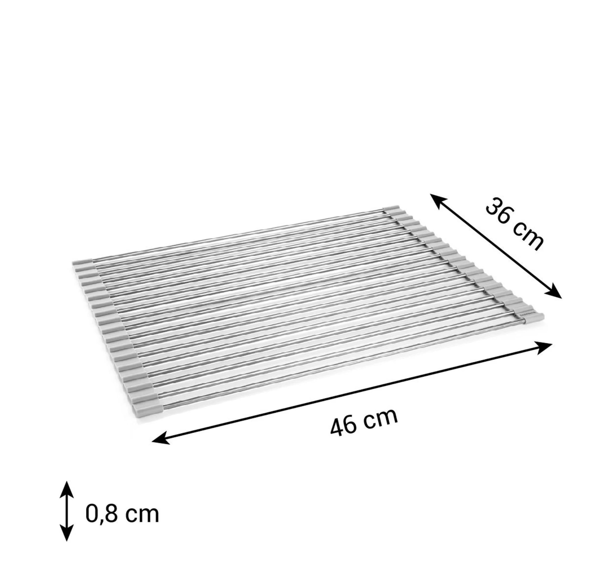 Tescoma 900747 Sgocciolatoio arrotolabile da lavello 46x34 cm, linea Puro
