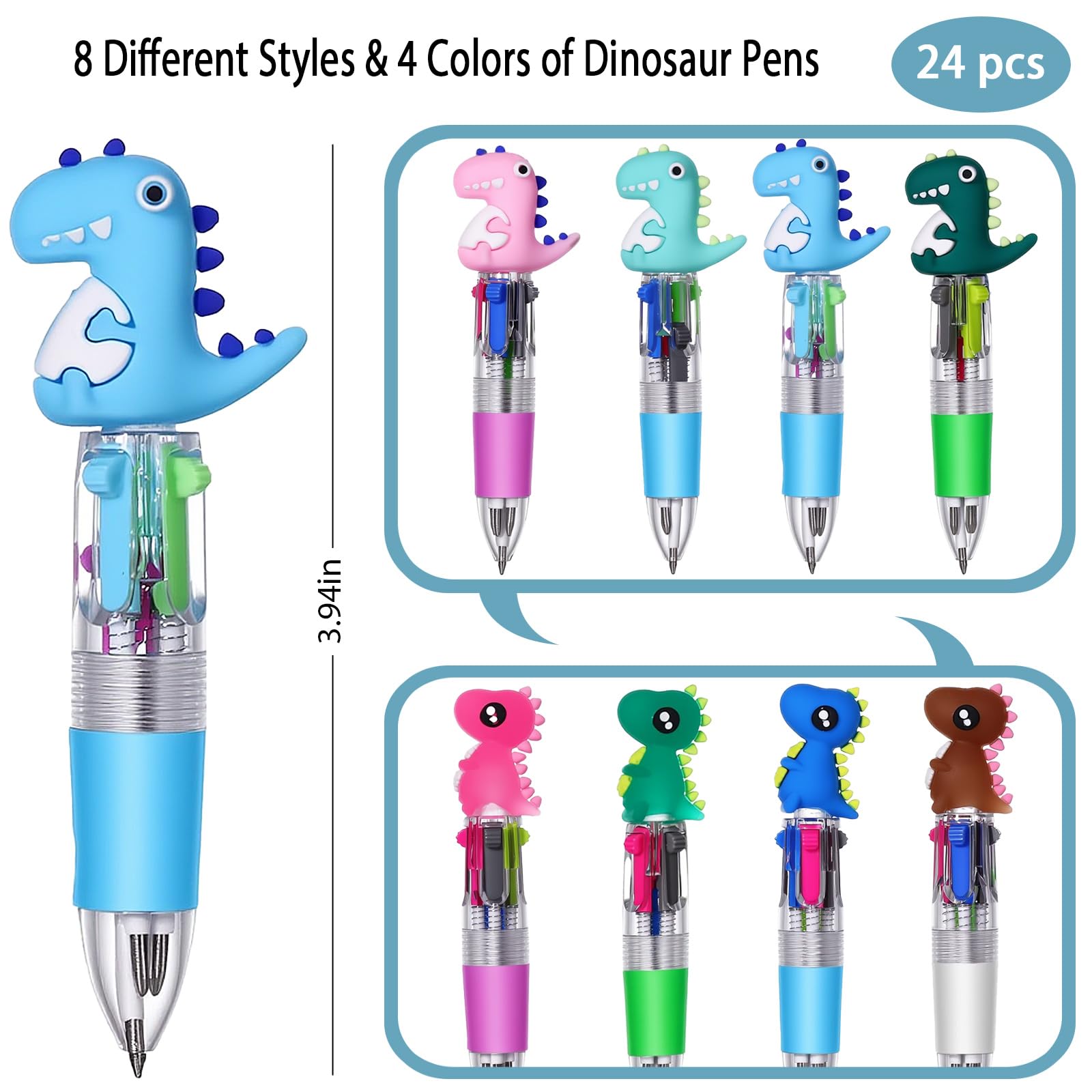 Lot de 96 stylos à bille, autocollants, cahiers, cadeaux en organza pour enseignants, école, bureau, fête d'anniversaire