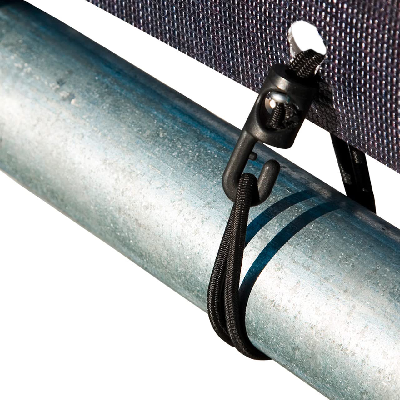GRIP Eventbasics Spanngummi mit Haken (18 cm) | Planenspanner 20 Stück/Pack | Gummispanner für Indoor und Outdoor | UV-stabil, wetterfest und sehr elastisch