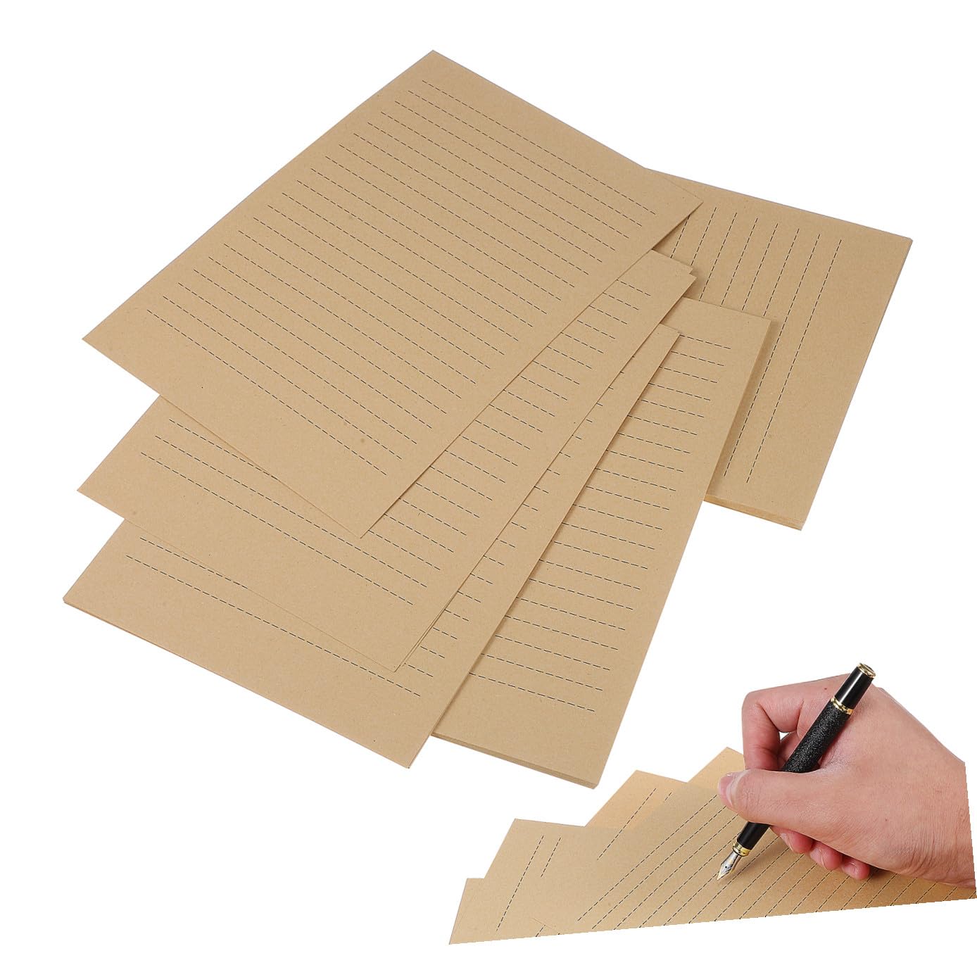 Gadpiparty Glattes Liniertes Briefpapier Im Vintage-stil 200 Blatt Briefpapier Für Grußkarten