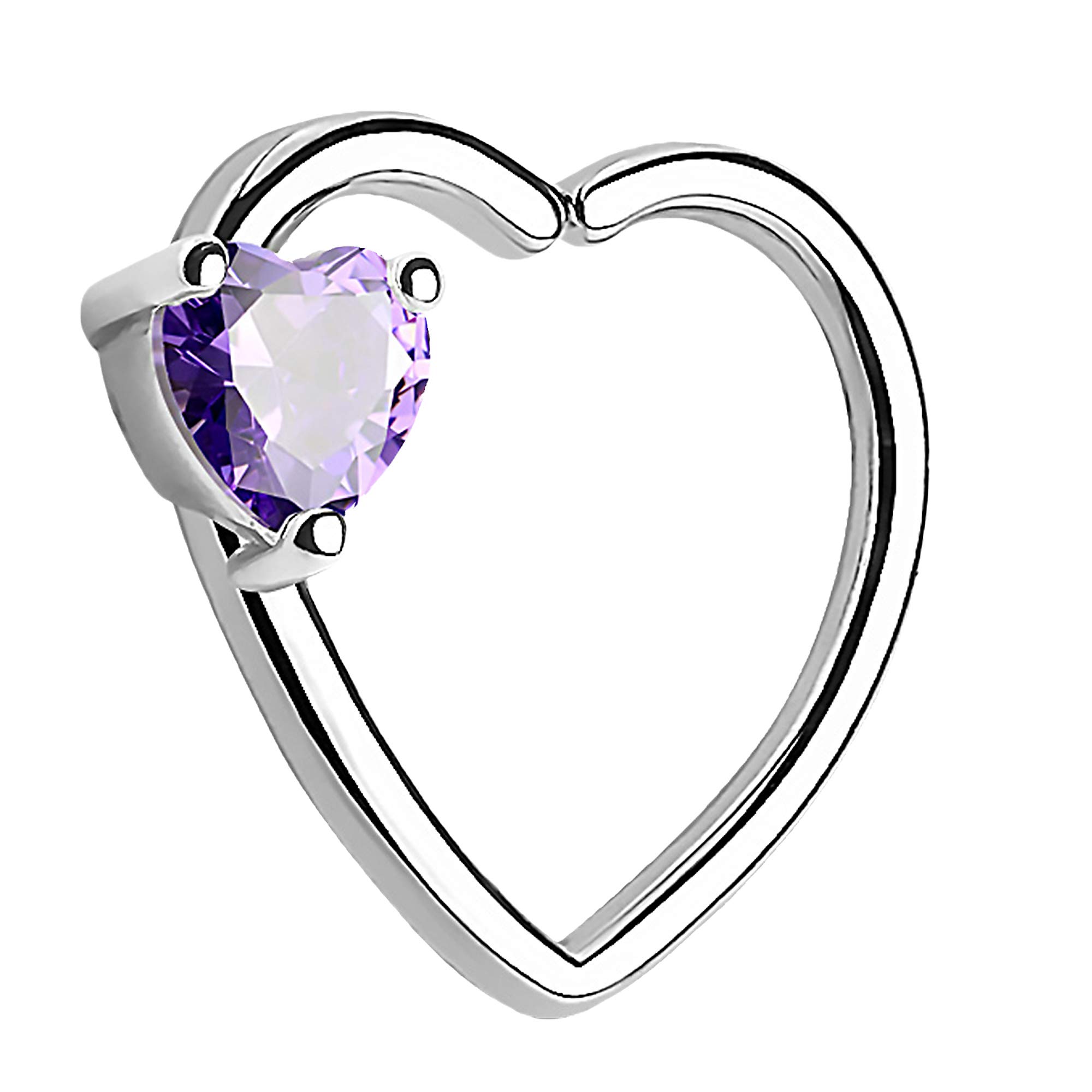 Taffstyle Piercing Orecchio A Tunnel In Legno Naturale – Forma A Cuore Doppia Svasatura – Colore Marrone, Varie Misure
