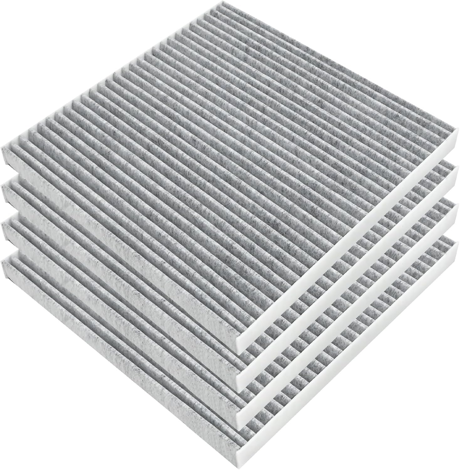 4PCS Cabin Air Filter Replacement for Freightliner Trucks Replacement for Cascadia 122SD models, Replace AF26235 PA4857 CAF24003 24318 P609422 BOA91559