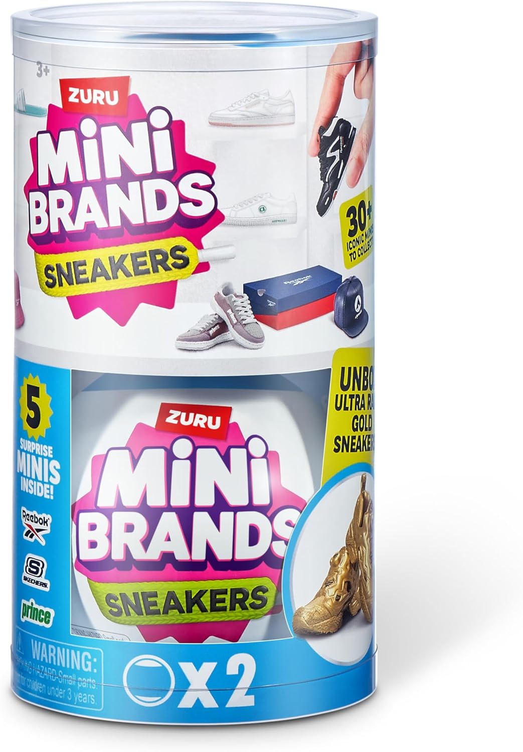 Mini Brands ZURU Real Miniature Sneaker Brands - Paquete de 2 cápsulas de 5 marcas misteriosas en miniatura para niñas, adolescentes, adultos y coleccionistas (paquete de 2) Colombia