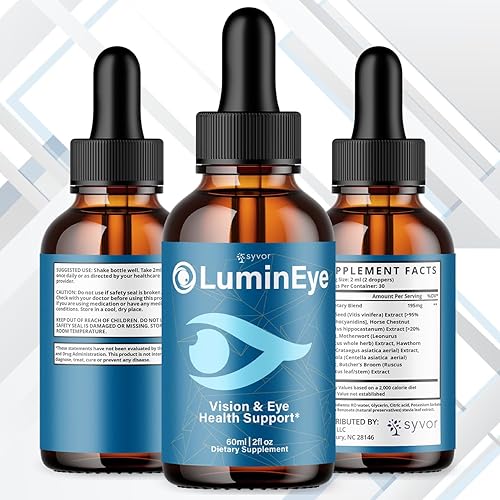 Miniatura 2 de LuminEye Drops, suplemento líquido oficial Lumin Eye con todos los ingredientes naturales, fórmula avanzada de apoyo para la salud ocular con