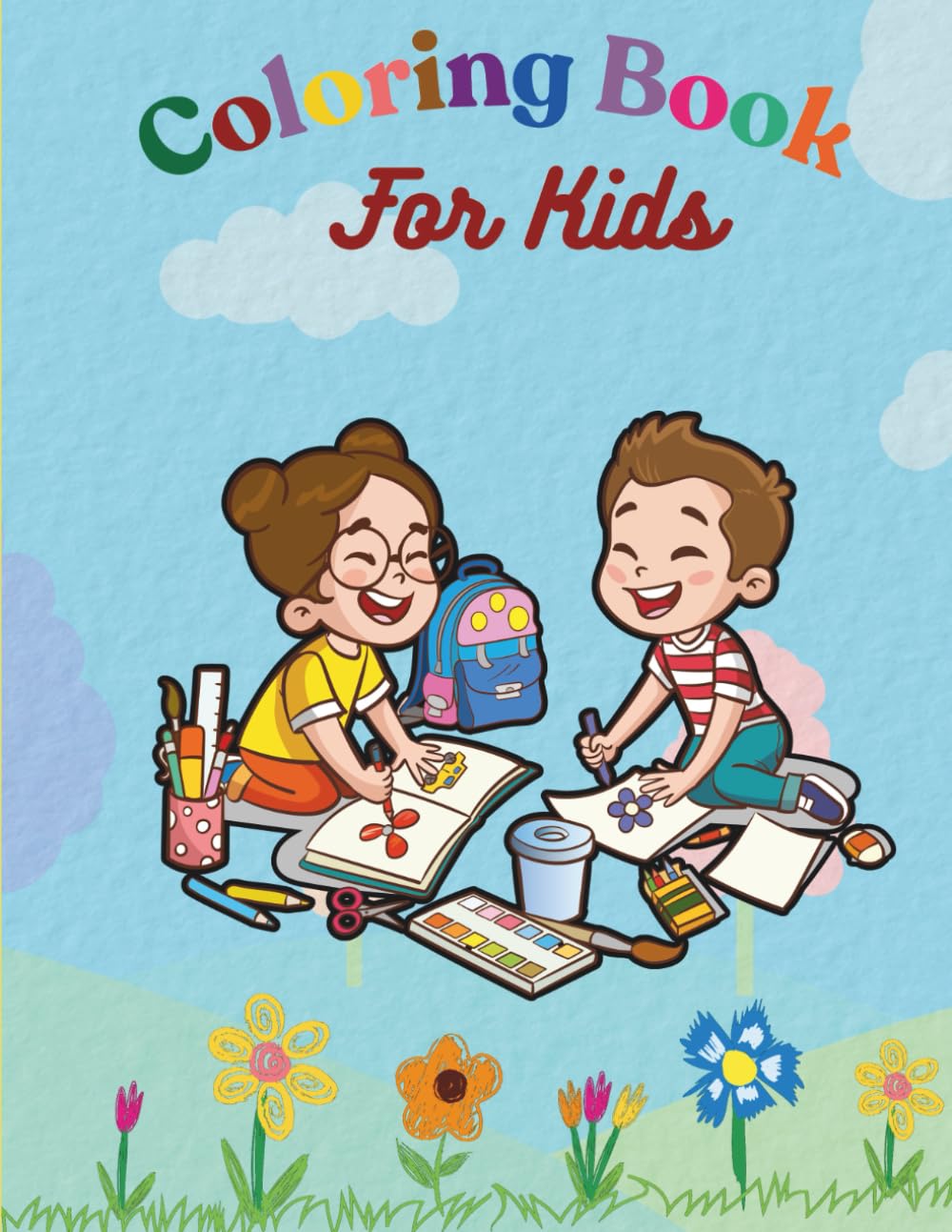Livre de coloriage pour enfants idée cadeau anniversaire et loisirs créatifs
