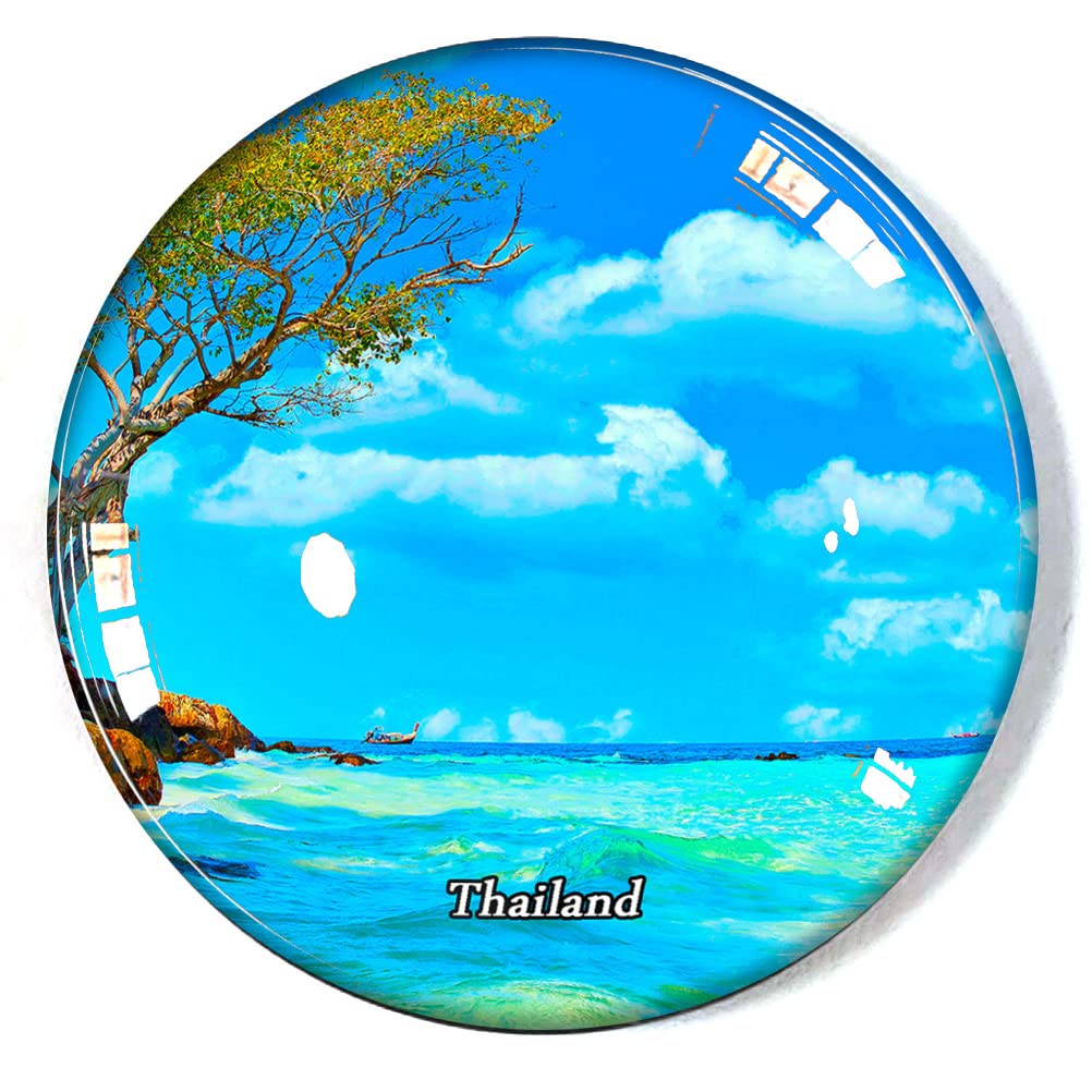 Thailand Fridge Magnet Refrigerator Freezer Magnet Souvenir Decoration Magnet Sticker Glass Crafts