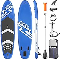 Vista 14 de FBSPORT 11' Premium Stand Up Paddle Board, Yoga Board with SUP Accessories & Carry Bag Wide Stance, Surf Control, Non-Slip Deck, Leash, Paddle and