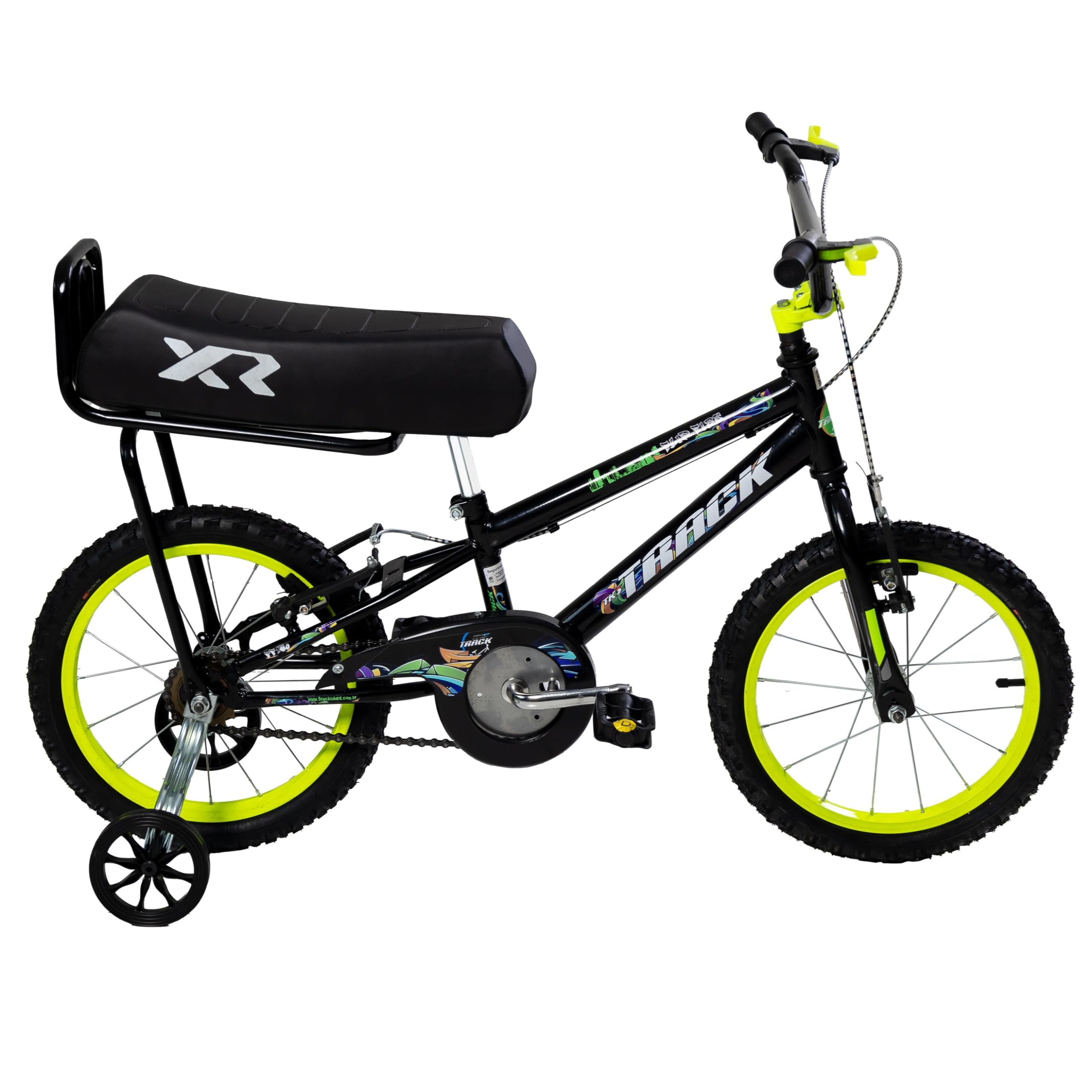 TK3 Track Bicicleta Aro 16 Flip Fire Infantil FF 160 P Preto e