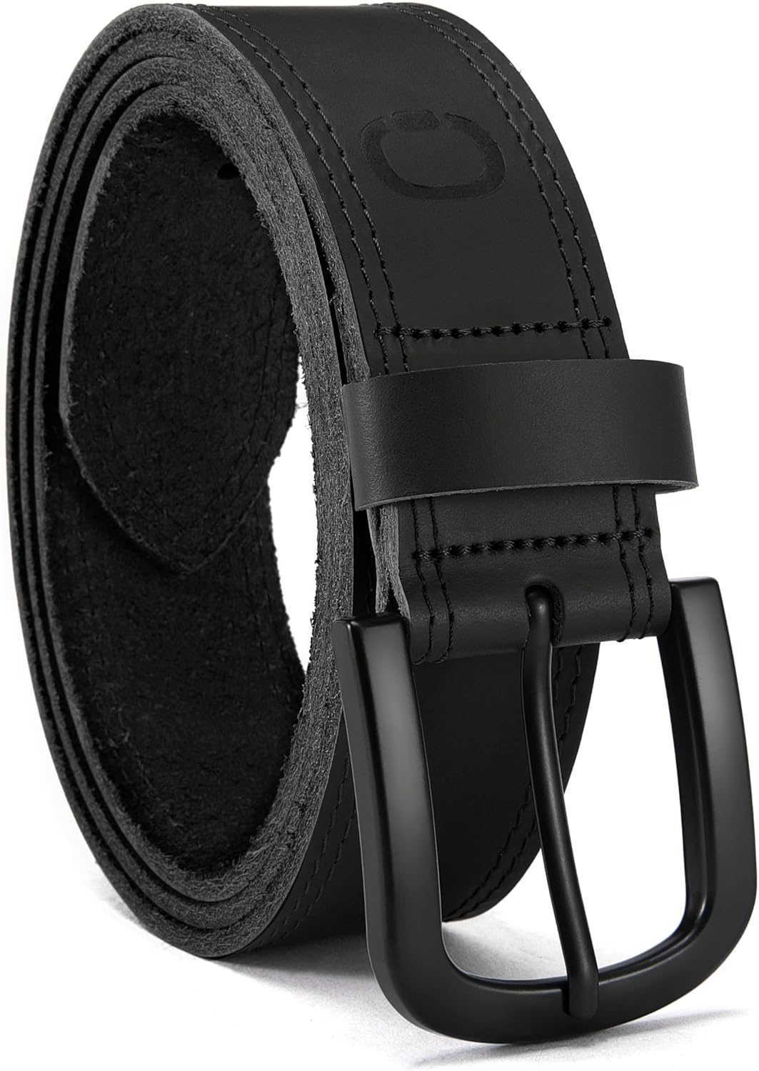 CHAOREN Full Grain Leather Belt for Men, Work Belts for Men Heavy Duty, Daily Wear for Jeans Pants