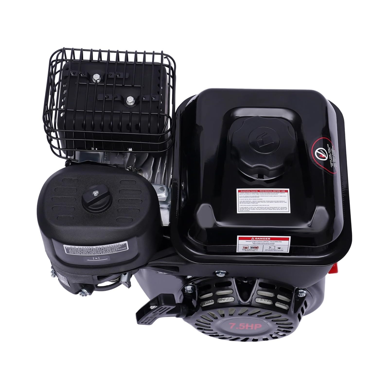 Motor De Gasolina 7,5 HP, 4 Tiempos, Estacionario, For Kart, Arranque Manual, 5100 W, 1 Cilindro, 3,6 L Gran Potencia