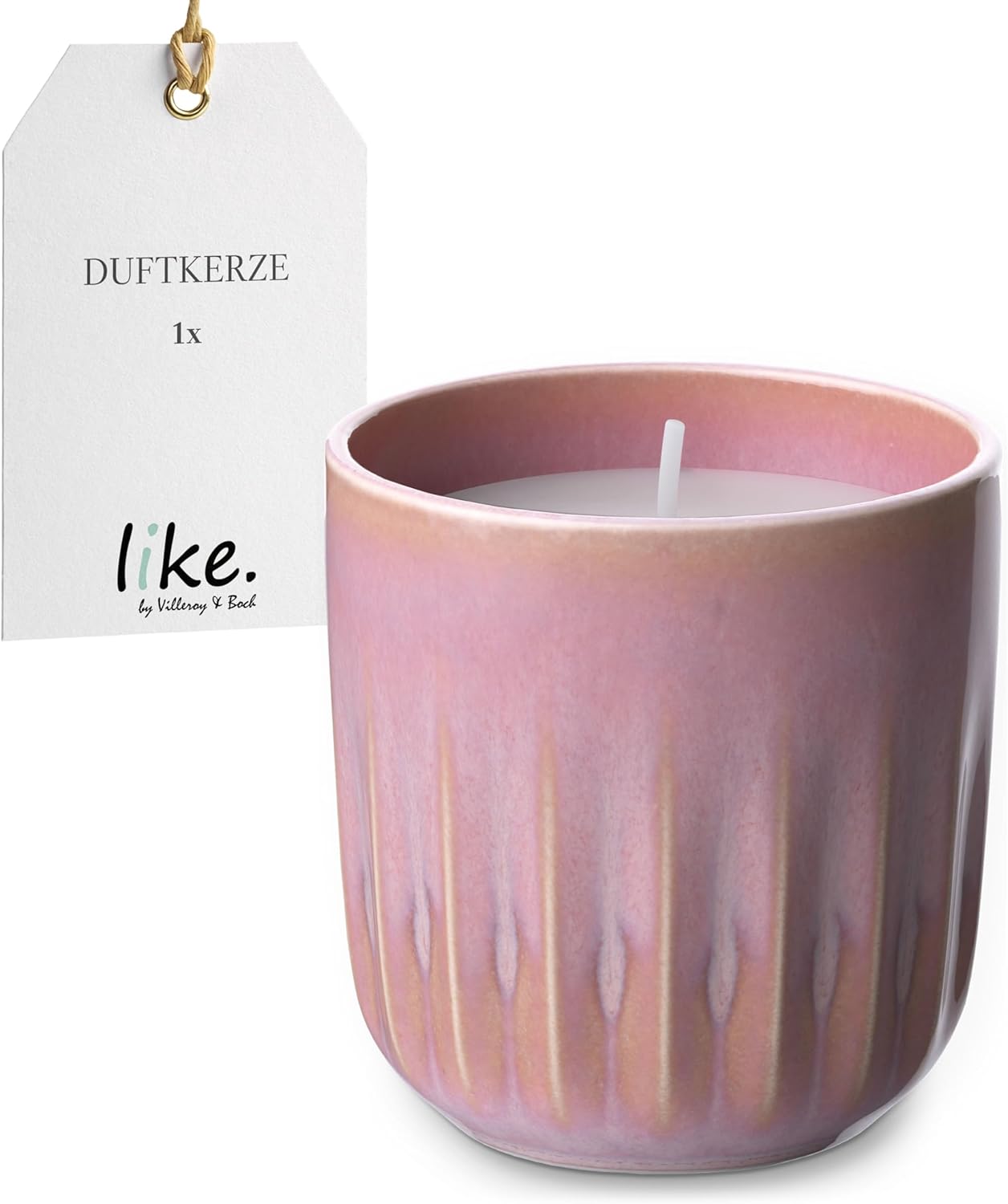 like. by Villeroy & Boch - Perlemor Home Scented Candle Sunkissed 8.5 x 8.5 x 9 cm