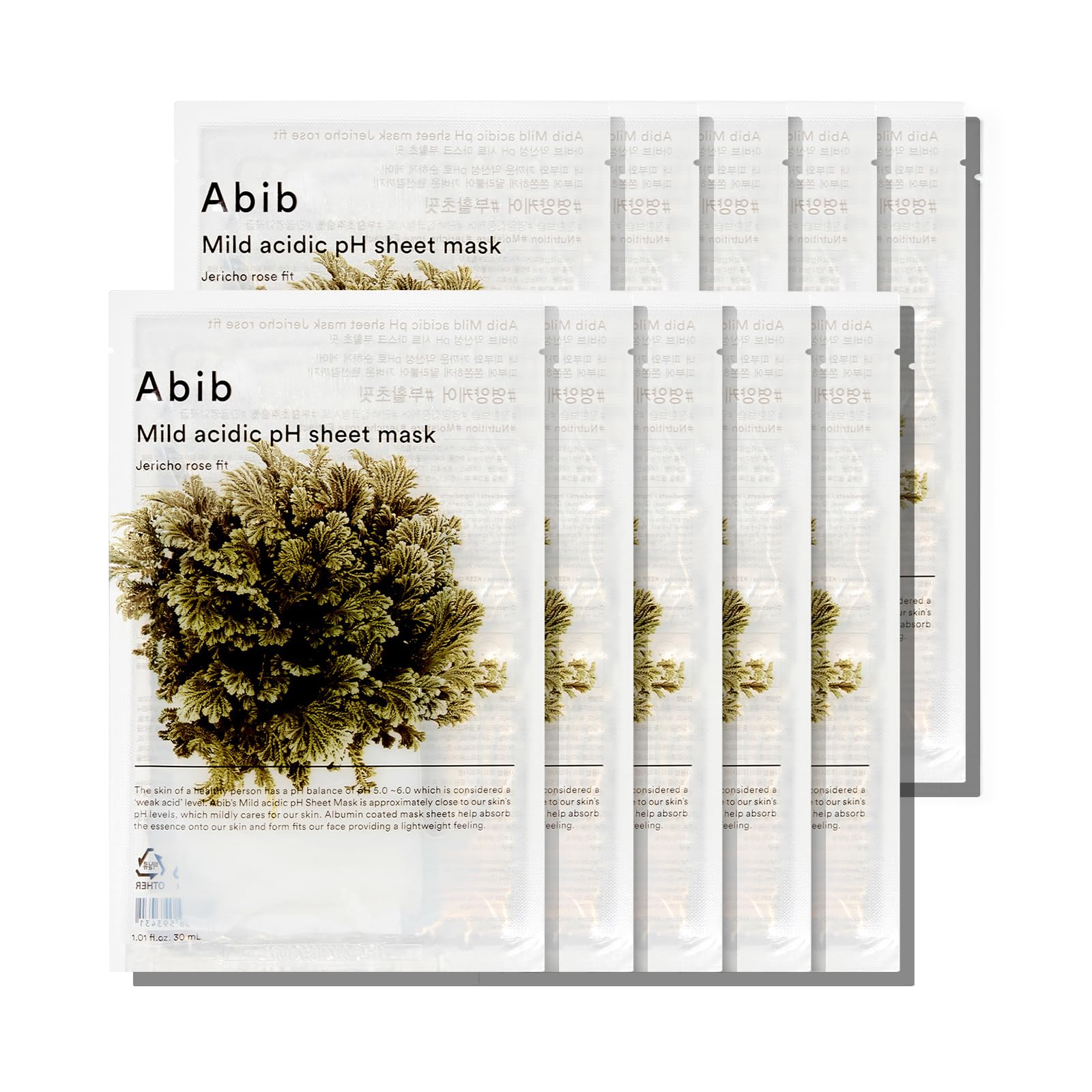 Abib Jericho Rose Fit Mild Acidic Ph Sheet Mask