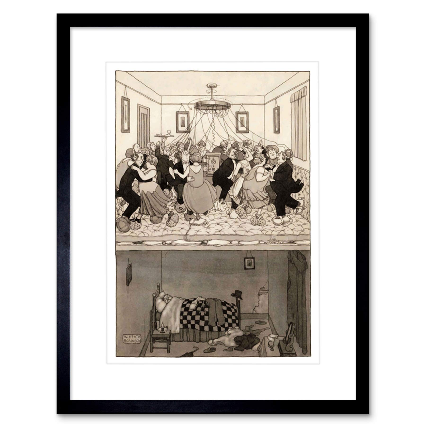 Wee Blue Coo Rosie Heath Robinson Framed Wall Art Print