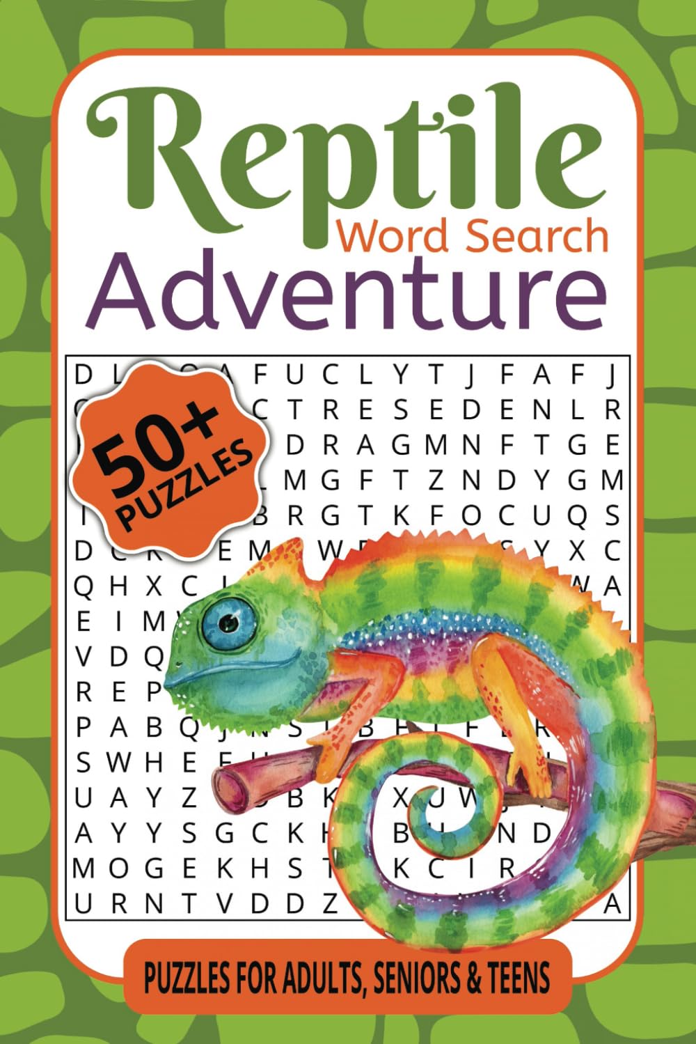 Reptile Word Search Adventure: Snakes, Lizards, Turtles & More Scaly Fun for Every Puzzle Lover