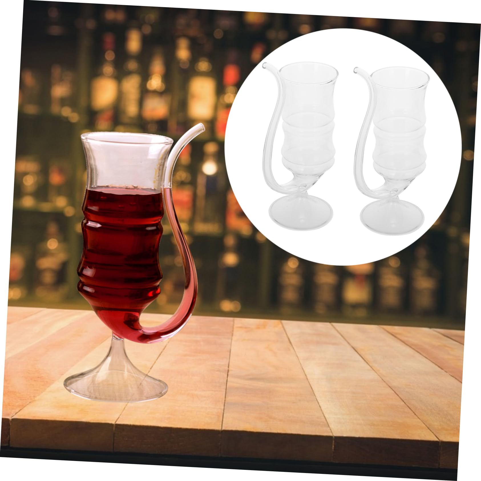 3 Sätze Mojito Cocktailgläser Mit Strohhalm Transparentes Trinkglas Für Zuhause Vielseitig Einsetzbar Für Saft Wein Und Party 2 Stück * 3