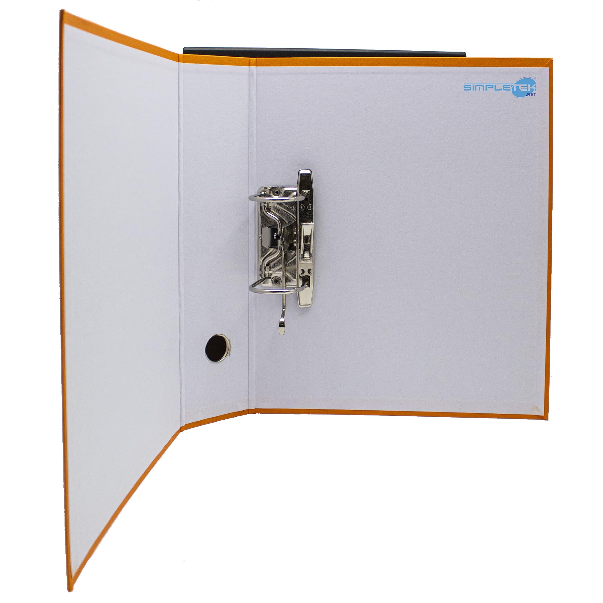 SIMPLETEK - 12x Raccoglitore ad Anelli per Buste e Documenti Arancio Nero Registratore Protocollo 0201150 P.AR (12 pezzi)