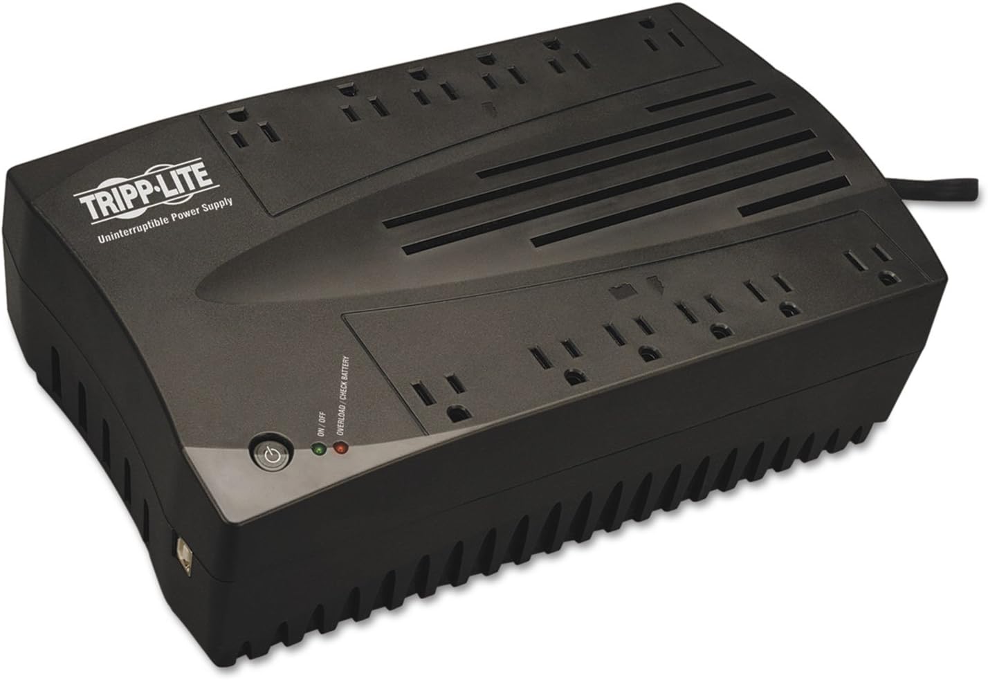 Tripp Lite 850VA & 900VA UPS Battery Backup Surge Protectors, AVR, Uninterruptible Power Supplies with 12 Outlets, 3-Year Warranty