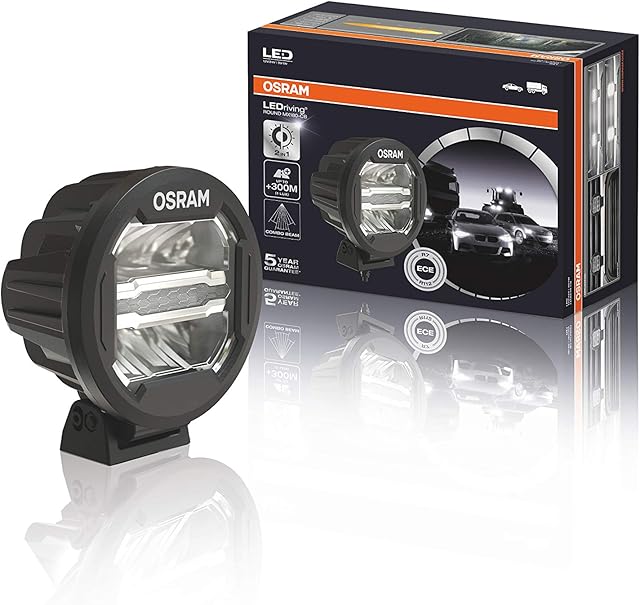 OSRAM Round MX180-CB, Additional high beam and position light, 12/24 V, 6000