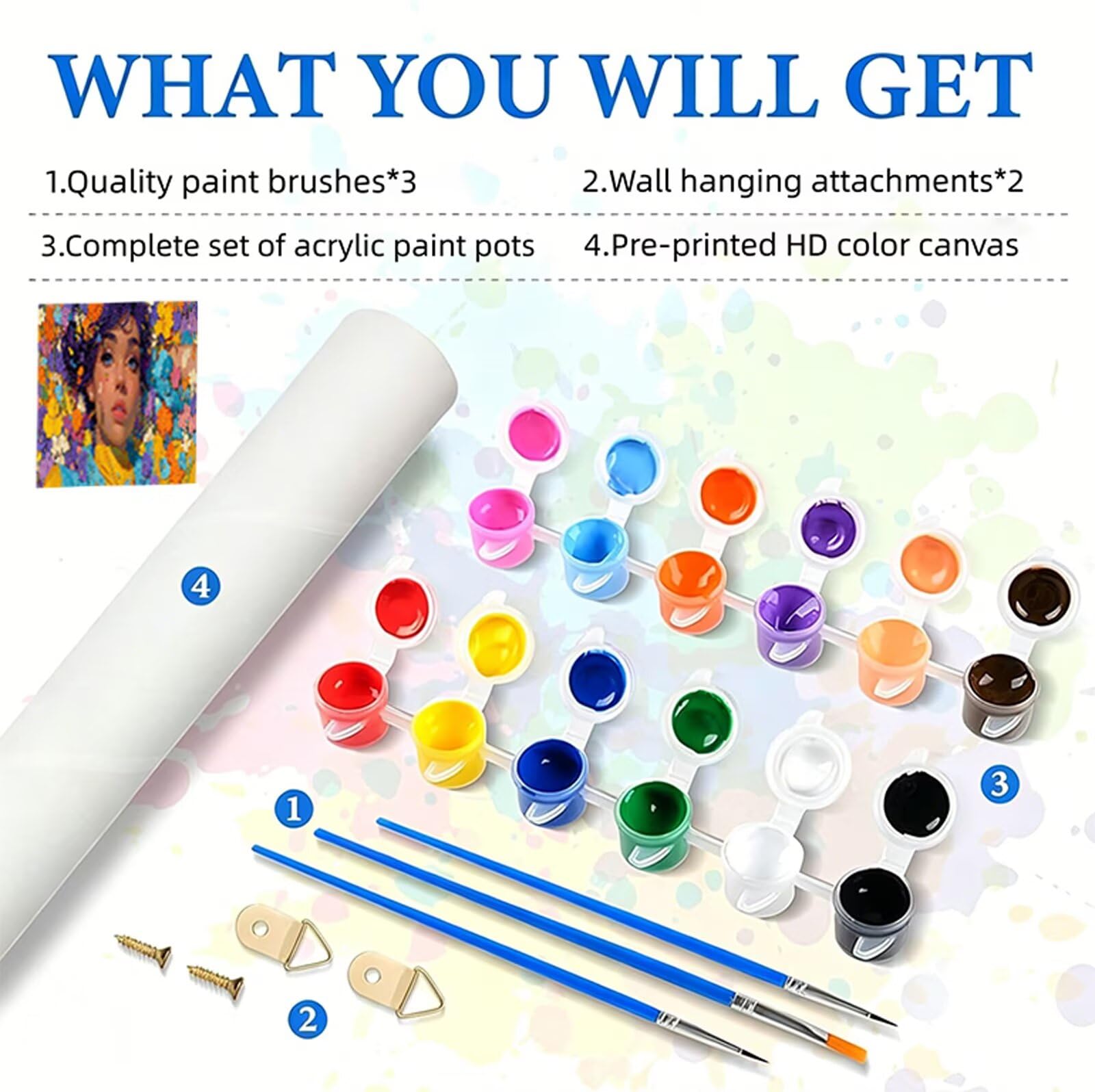 Malowanie numerami dla dorosłych kobiet malowanie numer kwiat DIY kolorowanie według numerów dla dorosłych 80 x 160 cm z pędzlami i akrylami, zestaw aktywności ręcznej do dekoracji domu salonu