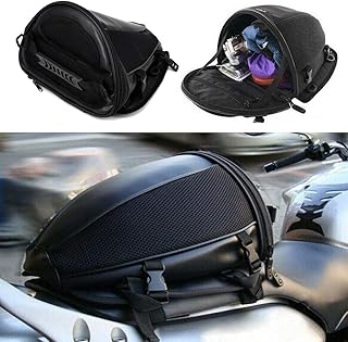 Ariymap Motorrad Hecktasche Schwarz Motorradgepäck für Soziussitz/Gepäckträger Tasche für Fast alle Motorräder 30 * 25 * 2...
