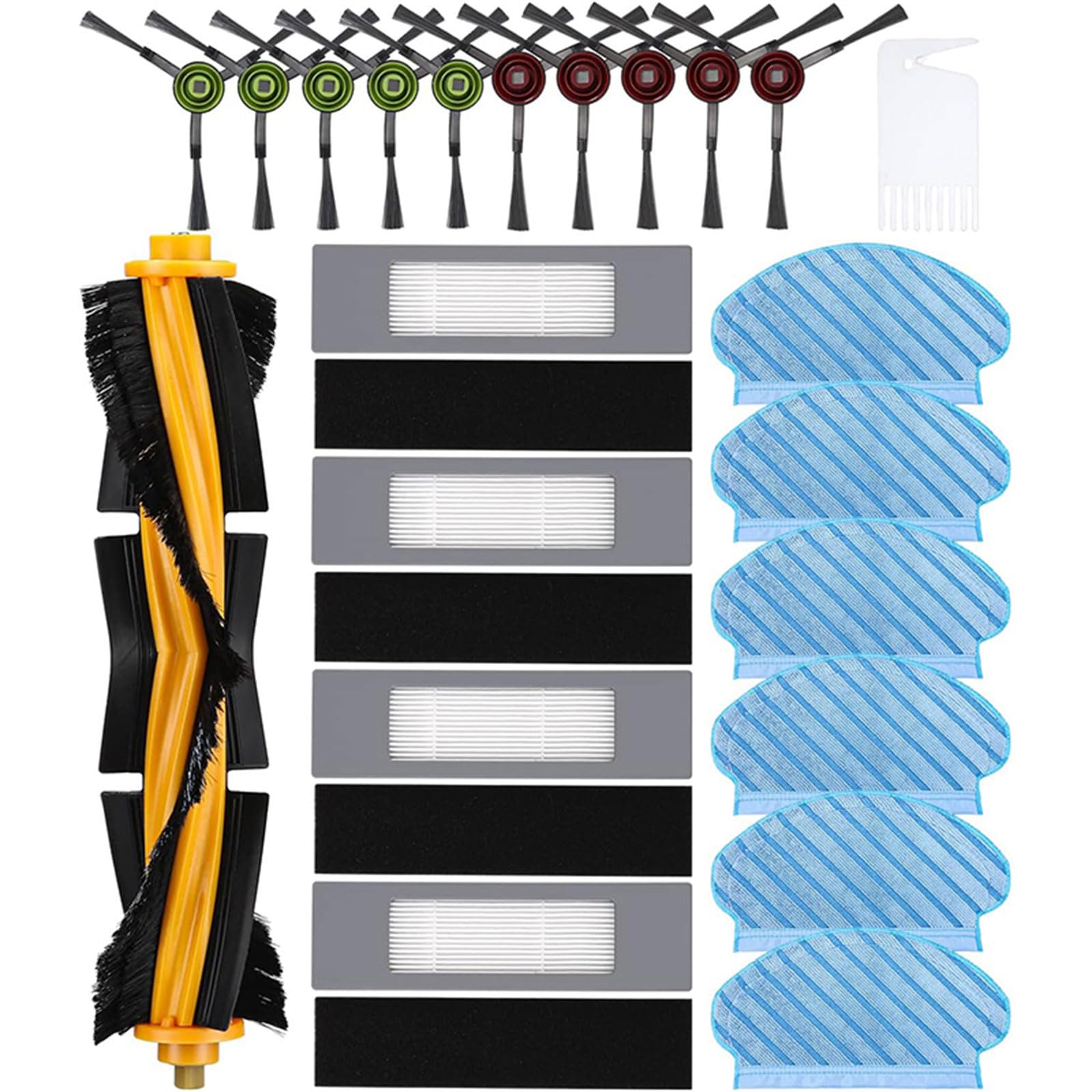 Kalttoy Mop Filter Side Brushes Replacement Part Sweeping Robot Accessories for 950 920 Vacuum Robot Sweeping Side Brushes