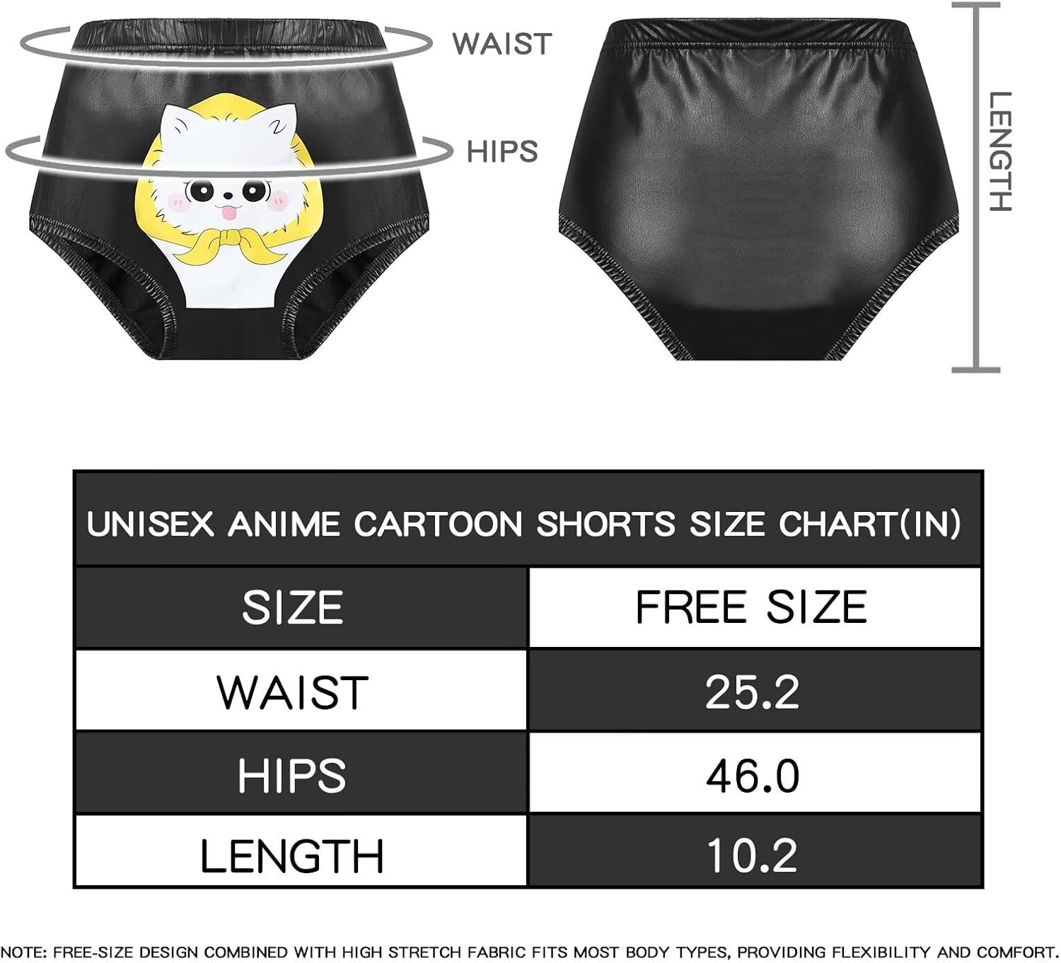 Landofgenie Printed Adult Diaper Covers for Men or Women Reusable Washable Elasticated Waistband Cat