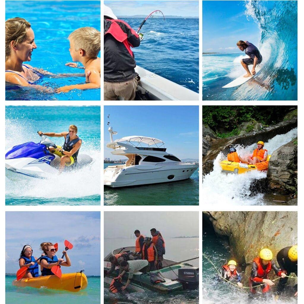 Delavala Inflatable Life Jacket with Adjustable Waist Belt for Women Men - Kids Portable Snorkel Vest Swim Jacket, Buoyancy Vest Flotation Life Jackets for Kayaking, Fishing, Boating 3
