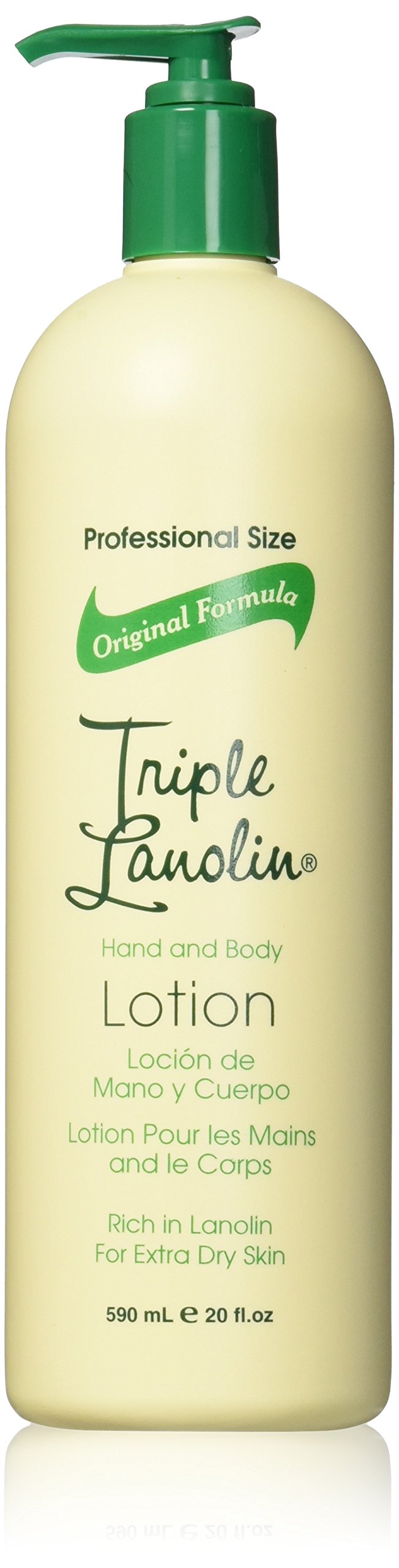 Triple LanolinHand and Body Lotion, 20 Ounce (Pack of 12)