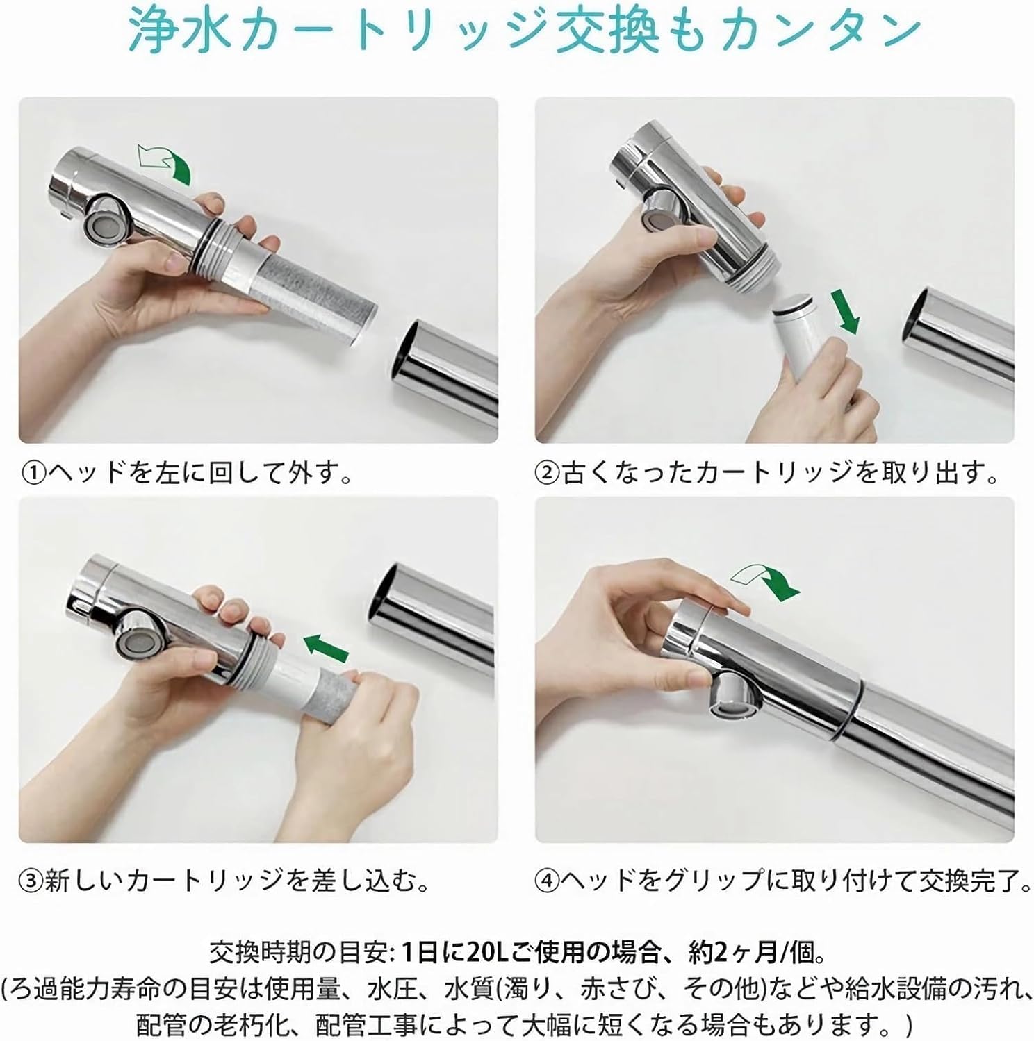 【正規品】 TH658-3 (TH658-2 3本セット) 交換用浄水器カートリッジ 高性能タイプ オールインワン塩素除去カートリッ