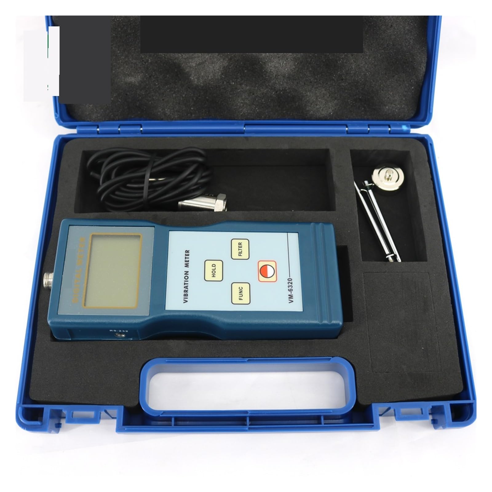 Vibrationsmesser VM-6320 – Tragbarer Digitaler Schwingungstester Mit 0,01–199,9 Mm/s, Ideal Für Wartung Und Qualitätskontrolle
